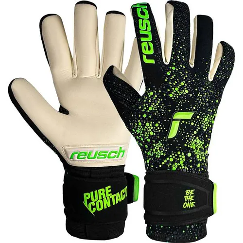 REUSCH Torwarthandschuhe Pure Contact Gold – Höchste Beweglichkeit - Die REUSCH Pure Contact Gold Torwarthandschuhe bieten maximalen Tragekomfort und Griffigkeit durch hochwertigen Naturlatex. Ihre anatomische Passform sorgt für beste Ballkontrolle und ein Gefühl wie eine zweite Haut.