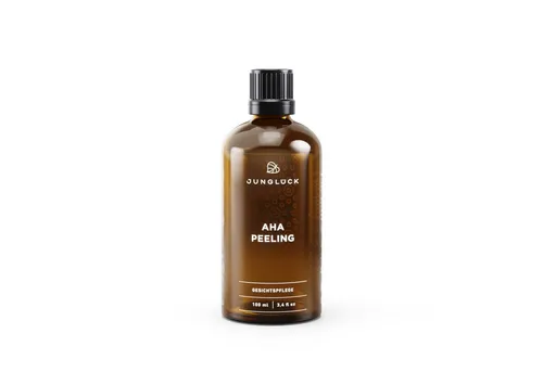 JUNGLÜCK Gesichtspeeling AHA Peeling - mit 5,1% AHA, Fruchtsäurepeeling, 1-tlg., Peelt sanft und spendet Feuchtigkeit