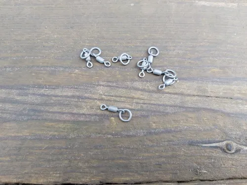 Korda PTFE Coated Ring Swivel Gr. 11 KMW001 Wirbel Angelwirbel Karpfenwirbel