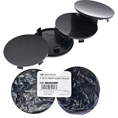 RKC 4 Nabenkappen 76mm Kompatibel mit Porsche 911 Boxster 981 Cayman Panamera Cayenne Audi Q7