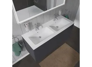 Duravit ME by Starck Doppelwaschtisch 1300 mm von Duravit