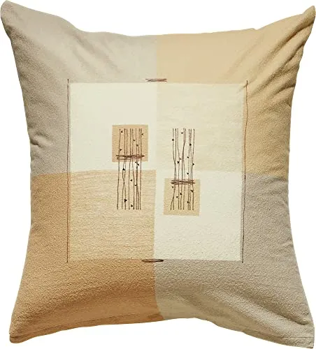 Dyckhoff Kissenbezug Weichfrottier braun Größe 80x80 cm