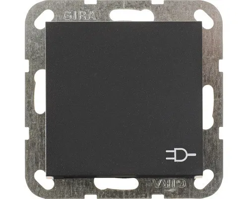 Gira 4454 28 Steckdose mit Klappdeckel E2/Event anthrazit von Gira