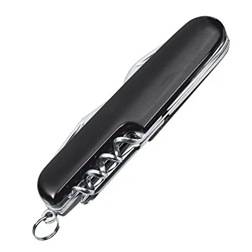 Edles 7-teiliges Aluminium Multitool / Schwarz