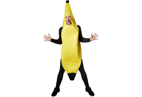 dressforfun Lebensmittel-Kostüm Kostüm Banane, Super lustiges, ärmelloses, längeres Oberteil