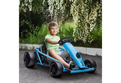 HOMCOM Kinder Elektro Gokart aus Kunststoff und Metall von HOMCOM