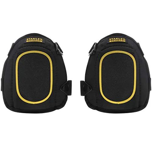 Stanley Kniepolster FATMAX - Komfort für knienden Einsatz - Arbeits- & Schutzkleidung mit elastischen Trageriemen und dickem EVA-Schaumkern für optimalen Kniekomfort. Ideal für Heimwerker und Gartenarbeiten, mit strapazierfähigem Außenmaterial und Anti-Rutsch-Oberfläche.