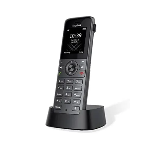 Yealink W73H DECT Mobilteil - Fortschrittliches DECT Mobilteil für Unternehmen, bietet hervorragende Sprachqualität, lange Akkulaufzeit und intuitive Bedienung mit Farbdisplay.