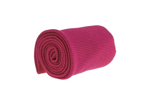 maDDma Stoff 16x80cm Strickbündchen elastisch gerippt, pink