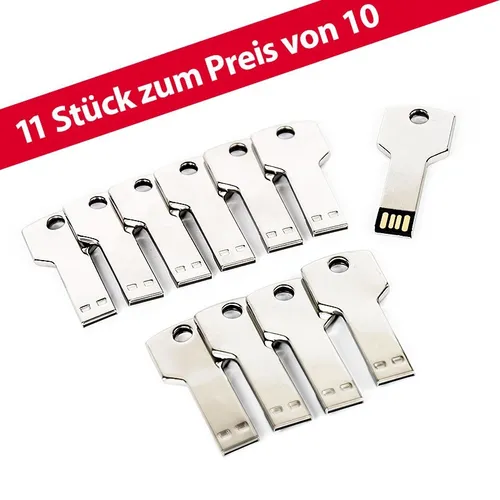 GADGET 11X 16GB USB Sticks 2.0 zum Preis von 10! Schlüssel Anhänger Datenspeiche