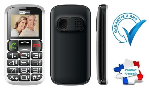 Mobiltelefon Entsperrt Senioren Notruftaste MaxCom MM461BB / MM461