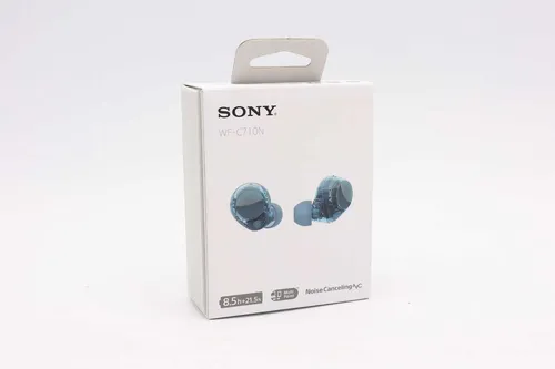 SONY WF-C710N In-ear Kopfhörer Bluetooth Blau - Kopfhörer mit Bluetooth-Konnektivität, ideal für kabellosen Musikgenuss und sportliche Aktivitäten dank sicherem Sitz.