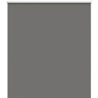 vidaXL Verdunkelungsrollo Grau 130x150cm - Seitenzug- & Springrollos mit Sichtschutz, Lichtschutz und Wärmeregulierung. Langlebig aus 100% Polyester, leicht zu reinigen und einfach zu montieren – ideal für jeden Raum!