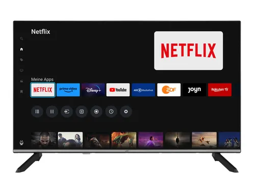 JVC 43 Zoll Smart TV LT-43VF7555 - Full HD Fernseher mit HDR, Triple-Tuner und Smart TV-Funktionen für grenzenlosen Streaming-Spaß und einfache Sprachsteuerung.
