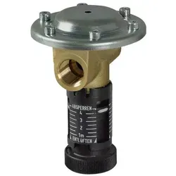 Afriso Membran Antiheberventil 20139 G 3/8 - Sanitärinstallation, stufenlos einstellbar bis 4 m für optimale Anpassung an lokale Gegebenheiten und hohen Druckwasserschutz bis 10 m Wassersäule.