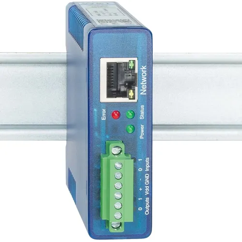 W&T Web-IO 4.0 Digital - 2xIn, 2xOut, 12 - 48V DC - Sonstige Elektroinstallationsartikel mit 2 Schalteingängen und 2 Schaltausgängen, ideal zum Steuern und Überwachen von Schaltsignalen über TCP/IP-Ethernet.
