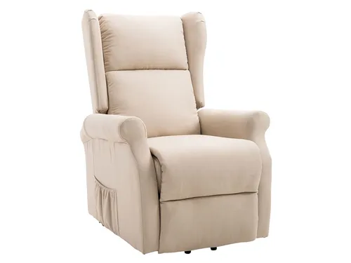 HOMCOM Relaxsessel mit Aufstehhilfe - Elektrischer TV-Sessel mit Liegefunktion, ideal für gemütliche Stunden und erleichtertes Aufstehen, Höhe: 111 cm.