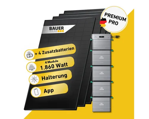 Watt Bifazial Komplettset Balkonkraftwerk Zendure Solarflow 800 Pro 2