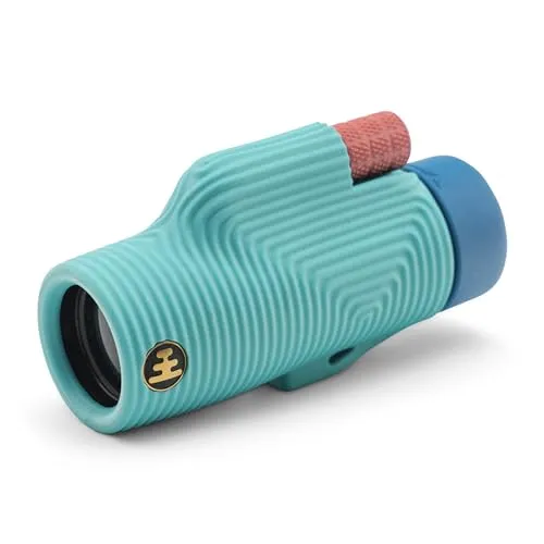 Nocs Provisions Zoom Tube 8x32 Monokular 8X Vergrößerung Teleskop Bak4 Prisma Breites Sichtfeld für Vogelbeobachtung, Rucksackreisen & Wildtierbeobachtung - Tahitiblau