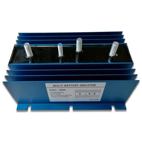 Trenndiode 6–36 V 120 A – Batterietrenner für 2 Batterien - Zuverlässiger Batterietrenner für 2 Batterien, ideal für den professionellen Einsatz. Kompakt und leistungsstark für die Nennspannungen 6V bis 36V.