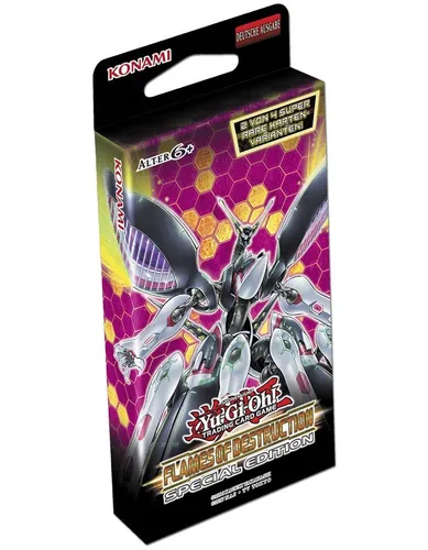 Yu-Gi-Oh! Flames of Destruction Special Edition - 1 Box - Deutsch - Erleben Sie die aufregende Yu-Gi-Oh! Flames of Destruction Special Edition in einer Box. Ideal für Sammler und Spieler, neu und originalverpackt.