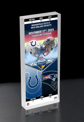 NFL Frankfurt Games 2023 3D BlocKart Indianapolis Colts vs. New England Patriots