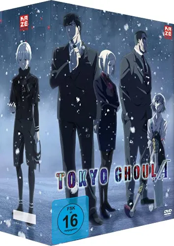 Tokyo Ghoul: Root A - Staffel 2 - Gesamtausgabe - [DVD] - Anime-Serie, die die düstere Welt von Ghoulen und Menschen zeigt, freigegeben ab 16 Jahren für spannende Action und emotionale Tiefen.