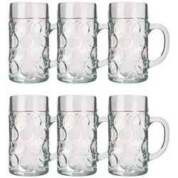 Bierglas 6er Set ISAR 0,3 Liter - Hochwertiges 6er Set Biergläser mit 0,3 Liter Volumen, ideal für gesellige Abende und Partys. Robuste Verarbeitung für langanhaltenden Genuss.
