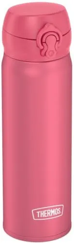 Thermosflasche Ultralight 0,5 l - Edelstahl, deep pink - Thermobehälter mit doppelwandiger Edelstahl-Isolierung, 48% leichter als vergleichbare Produkte, hält Getränke 10 Stunden heiß und 20 Stunden kalt, ideal für unterwegs.
