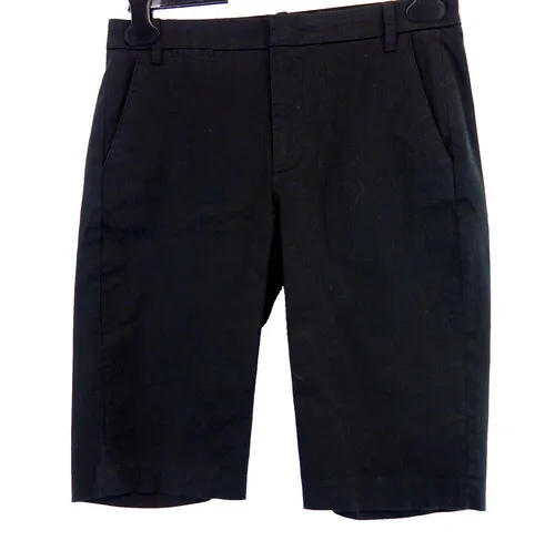 Shorts VINCE Schwarz Damen Bermuda Kurze Hose Chino Größe DE 38 M Sommer Neu