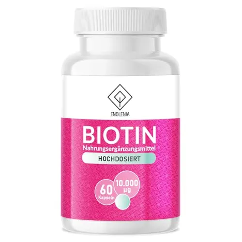 Enolenia® Biotin - Für eine ausgewogene Ernährung - Nahrungsergänzungsmittel - vegane Kapseln