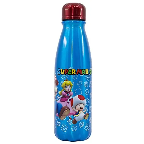 600ML KINDER ALUMINIUM FLASCHE | SUPER MARIO