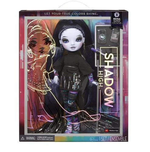 Rainbow High Serie Shadow High-Reina Reina Glitch Krone