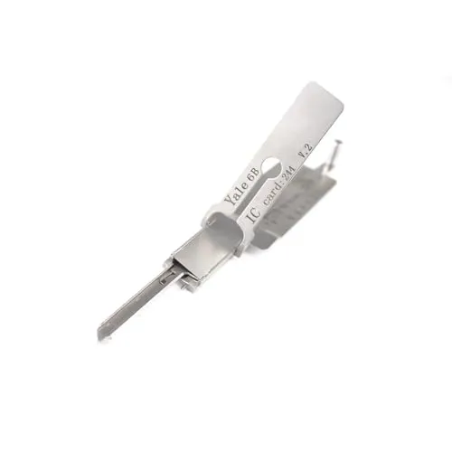 Dietrich und Decoder Schlosser-Werkzeug für Yale Schlösser, 2-in-1 Lockpicking-Werkzeug, Türschloss-Pick-Kit (YALE-6-B)