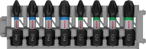 Bosch Accessories 2608522323 2608522323 Kreuzschlitz-Bit PH 1, PH 2, PH 3, PZ 2, PZ 3 1 Set