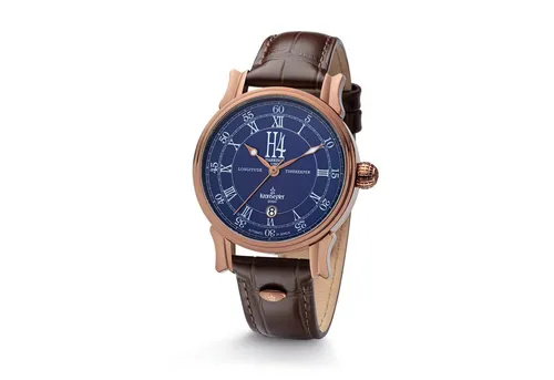 Kronsegler Automatikuhr H4 Longitude Timekeeper Herrenuhr mit Lederband