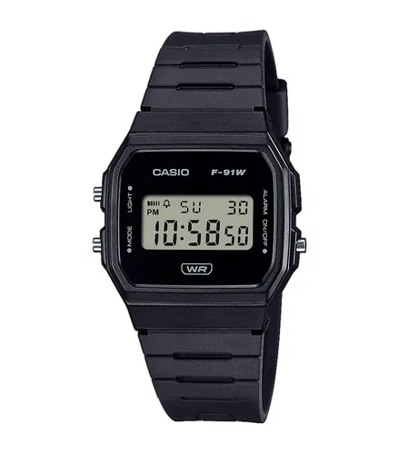 CASIO G-SHOCK THE ORIGIN Skeleton - F-91WB-1AEF Armbanduhr - Armbanduhren für Unisex Erwachsene, stoßfest und mit Alarmfunktion – das ideale Accessoire für sportliche und lässige Outfits!