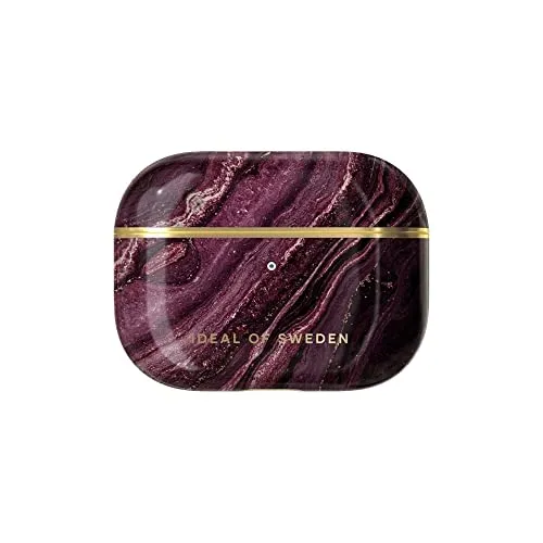 iDeal of Sweden AirPods Pro Case Golden Plum - Audio-Zubehör mit stylischem Design in Golden Plum, optimaler Schutz vor Kratzern und kompatibel mit Qi-Ladegeräten für müheloses Laden.