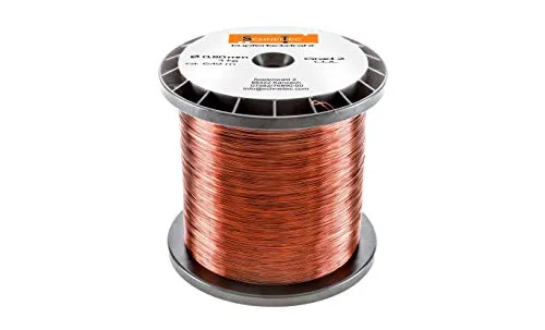 Kupferlackdraht W210 Ø 0,80 mm 3 kg, ca. 649m - CU Lackdraht Grad 2 CUL Kupferdraht Gewicht 3 Kilogramm Durchmesser 0,80 Millimeter Wickeldraht Kupfer Draht nach IEC 60317-13
