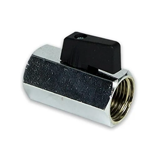 Minikugelhahn mit Hebel 3/8''IG - 3/8''IG [DN10-DN10]