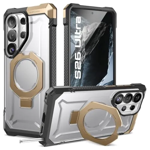 SUPCASE Samsung Galaxy S26 Ultra Hülle mit Ringhalter in gold von SUPCASE