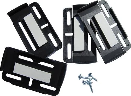 HP Autozubehör Simple-Fix Kunststoff Kennzeichenhalter Schwarz