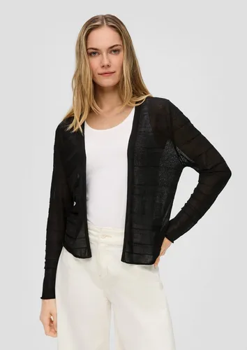 s.Oliver Cardigan Strickjacke Cardigan mit Musterstruktur