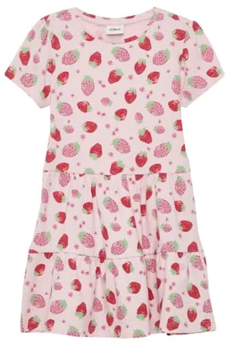 s.Oliver Junior Mädchen Dress 2176144 Lilac/PINK 134 von s.Oliver