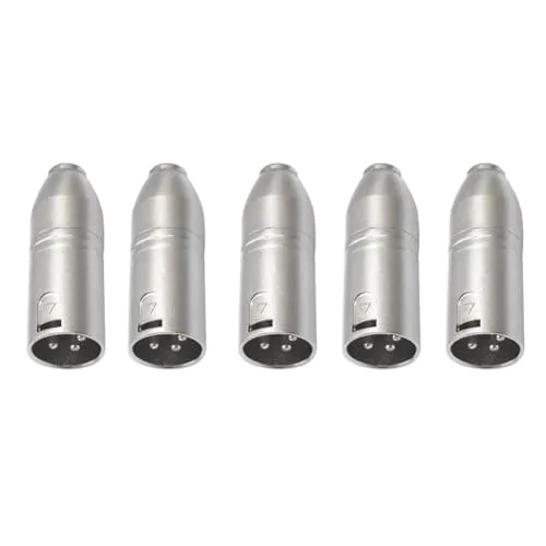 IJSDNVJNDX 5pcs Audioadapter 3,5 mm Weiblicher to- Männlicher Adapter für Mixer-Mikrofonkamera