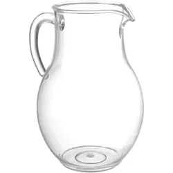 Hendi Krug mit Eiswürfelkühlung Ø 170 mm - Praktischer Krug aus kratzfestem SAN Kunststoff, ideal für Partys. Der integrierte Eiszylinder hält Getränke kühl und frisch.