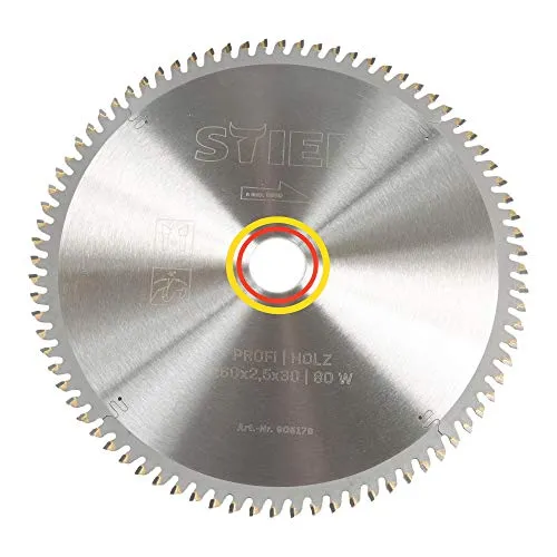 STIER Profi Kreissägeblatt Holz 260x2,5x30 -5° von STIER