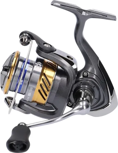 Daiwa Laguna LT 2500 - Leichte Spinnrolle für Süßwasserangeln - Angelrollen: LT (Light & Tough) Konzept für hohe Robustheit, ideal für alle Süßwasserfische, mit Tough DigiGear Getriebe und Aluminium Weitwurfspule.
