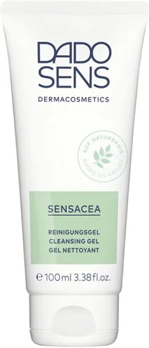 DADO SENS SENSACEA Reinigungsgel 100 ml - Reinigungsgel für hypersensible Haut mit Neigung zu Couperose und Rosacea. Mild, vegan und frei von Duftstoffen, es entfernt sanft Make-up und beruhigt die Haut spürbar.