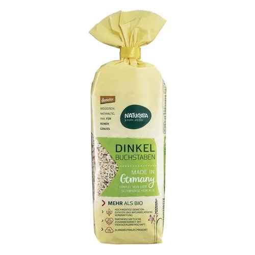 Dinkel - Buchstabennudeln hell 250g | NATURATA